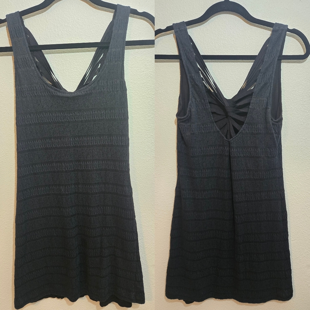 Free People Bodycon Dress Black Size Medium